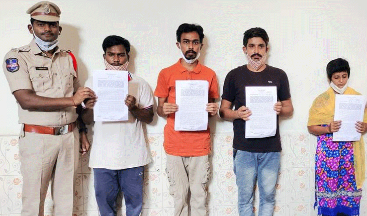 నలుగురు గంజాయి స్మగ్లర్లపై పీడీ యాక్ట్