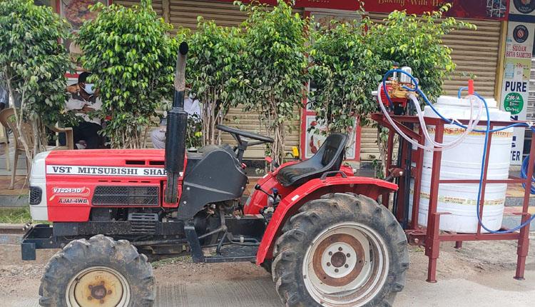 పల్లెల్లో జోరుగా శానిటైజేషన్‌