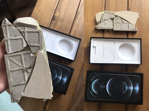 ఐఫోన్ ఆర్డ‌ర్ ఇస్తే ప‌గిలిన ఇటుక పంపారు