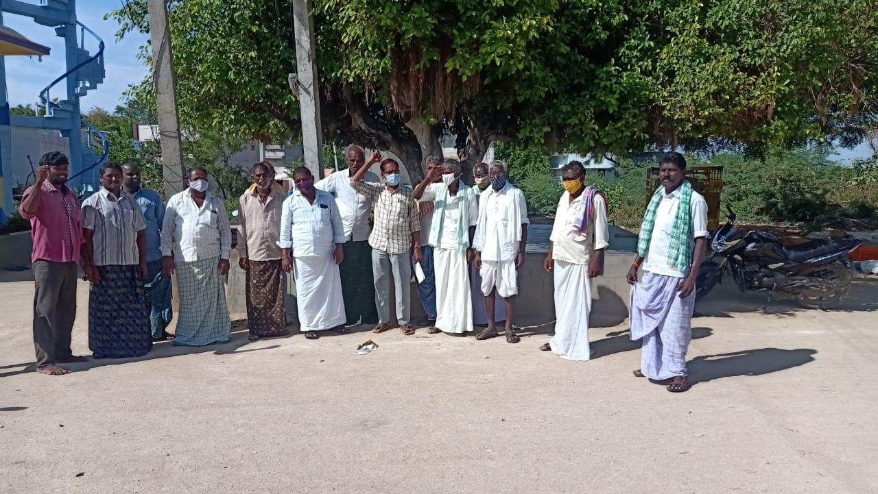 రైతు చట్టాలను రద్దు చేయాలని నిరసన