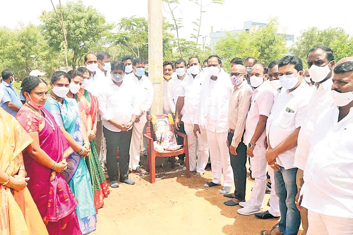 జయశంకర్‌ సార్‌కు నివాళి