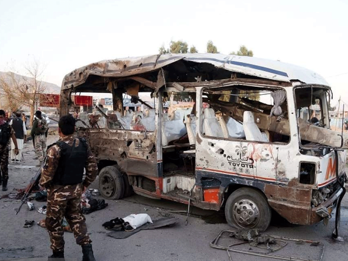 ఆఫ్ఘాన్‌లో బాంబు పేలుడు : 11 మంది దుర్మ‌ర‌ణం