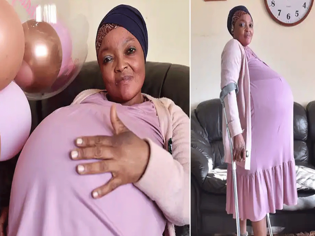 కొత్త‌ రికార్డ్ : ప‌ది మందికి జ‌న్మ‌నిచ్చిన సౌతాఫ్రికా మ‌హిళ‌