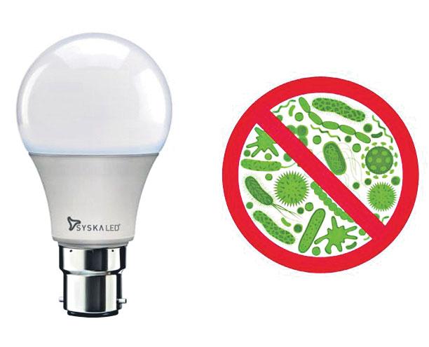 బల్బులతో బ్యాక్టీరియా కట్టడి