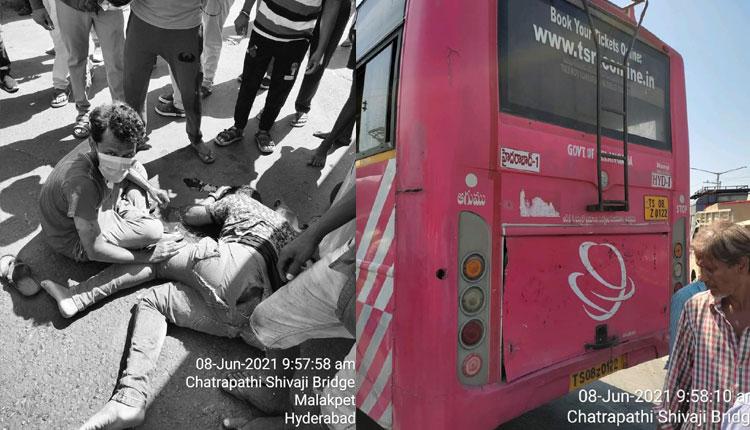 హైద‌రాబాద్‌లో ఘోర ప్ర‌మాదం : ఒక‌రు మృతి