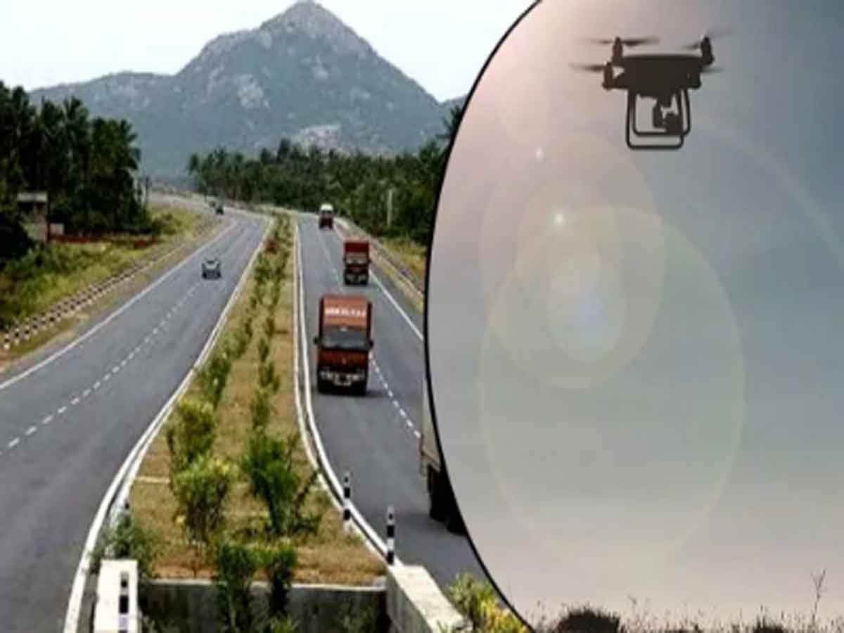 డ్రోన్ల‌తో జాతీయ రహదారి ప్రాజెక్టుల వీడియో రికార్డింగ్‌