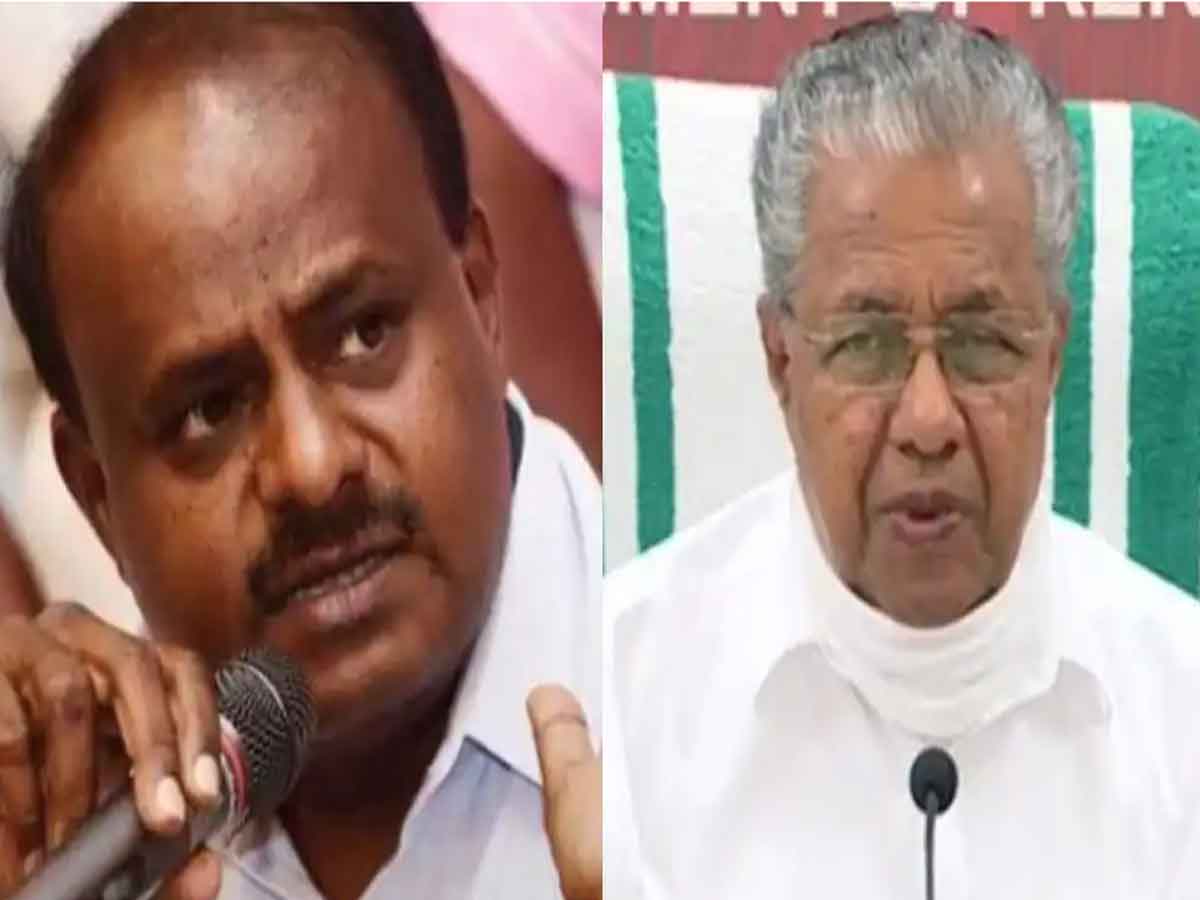 క‌న్న‌డ గ్రామాల పేరు మార్చొద్దు.. కేర‌ళ సీఎంకు కుమార‌స్వామి లేఖ‌