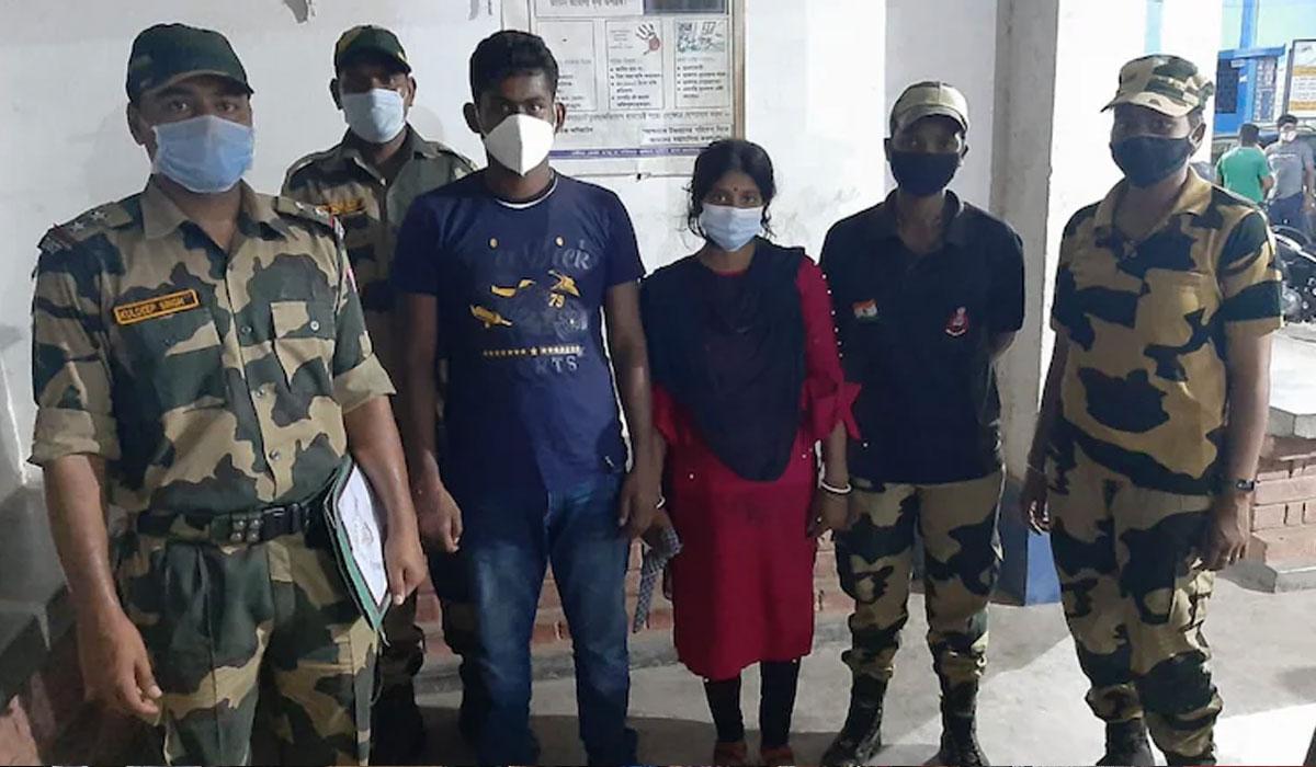 స‌రిహ‌ద్దులు దాటిన ప్రేమ‌.. న‌వ దంప‌తులు అరెస్టు