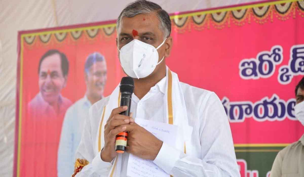 సంగ‌మేశ్వ‌ర‌ ఎత్తిపోత‌ల‌తో  స‌స్య‌శ్యామ‌లం : హ‌రీష్ రావు