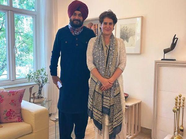 పంజాబ్ పోరు : ప్రియాంక గాంధీతో సిద్ధూ భేటీ