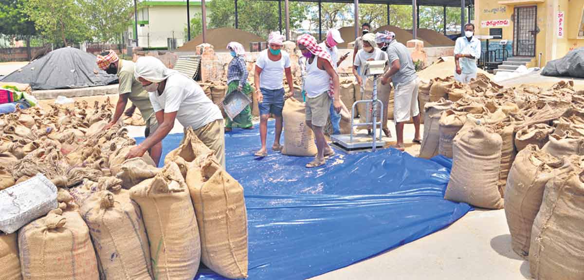పూర్తైన ధాన్యం కొనుగోళ్లు..