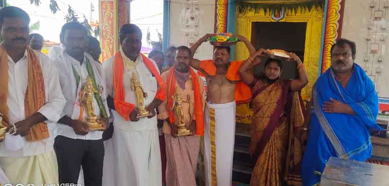 అగ్రహారంలో ఆంజనేయ స్వామి విగ్రహ ప్రతిష్ఠ