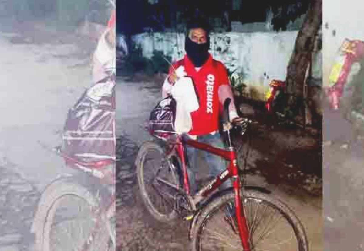 హైద‌రాబాదీల క‌రుణ‌.. జోమాటో ఎగ్జిక్యూటివ్‌కు మోటార్ బైక్‌!!