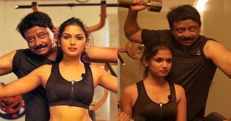 అరియానాతో జిమ్‌లో కుస్తీలు ప‌డుతున్న వ‌ర్మ‌