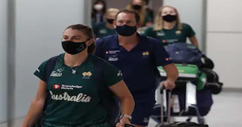 ఒలింపిక్స్ కోసం జ‌పాన్‌లో అడుగుపెట్టిన తొలి టీమ్ ఇదే