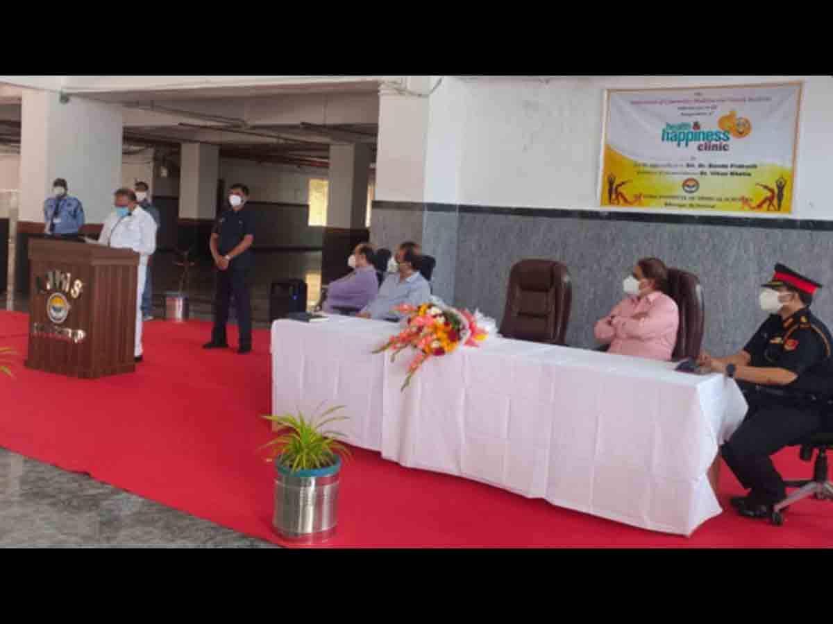 బీబీన‌గ‌ర్ ఎయిమ్స్‌లో హెల్త్ అండ్ హ్యాపీనెస్ క్లినిక్ ప్రారంభం