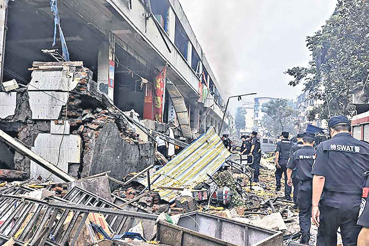 చైనాలో గ్యాస్‌ పైప్‌లైన్‌ పేలి 25 మంది మృతి