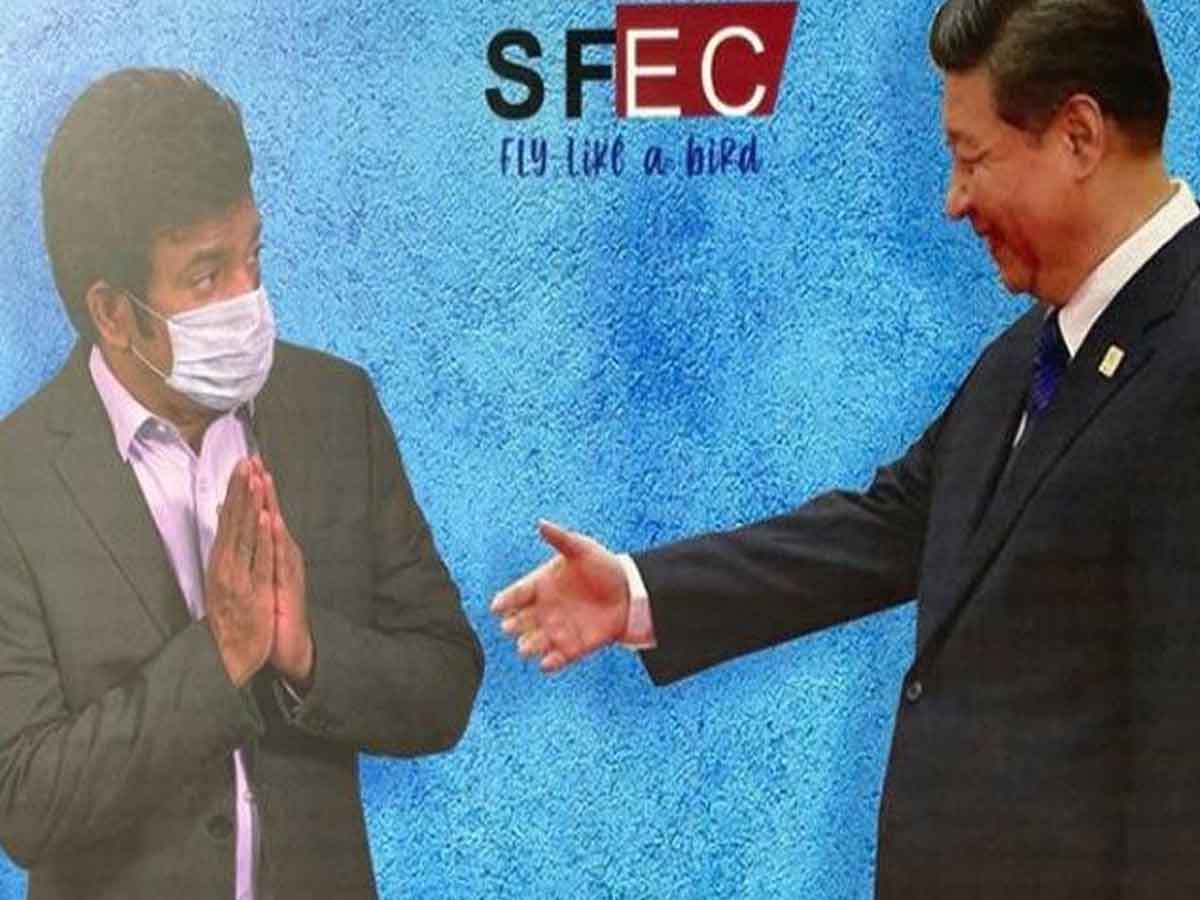 చైనా అధ్యక్షుడితో బ్ర‌హ్మాజీ.. పిక్ వైర‌ల్