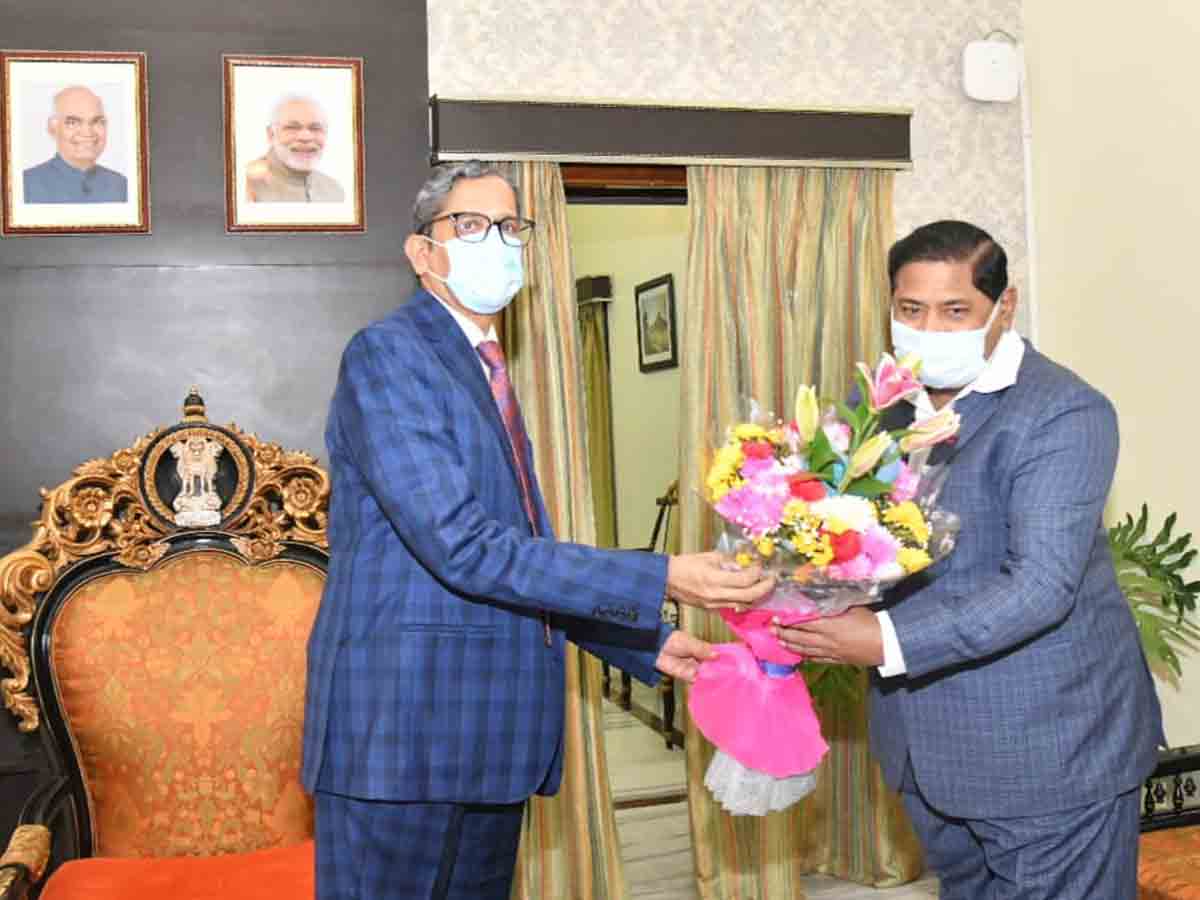 సీజేఐతో ఎస్‌ఈసీ పార్థసారథి మర్యాదపూర్వక భేటీ