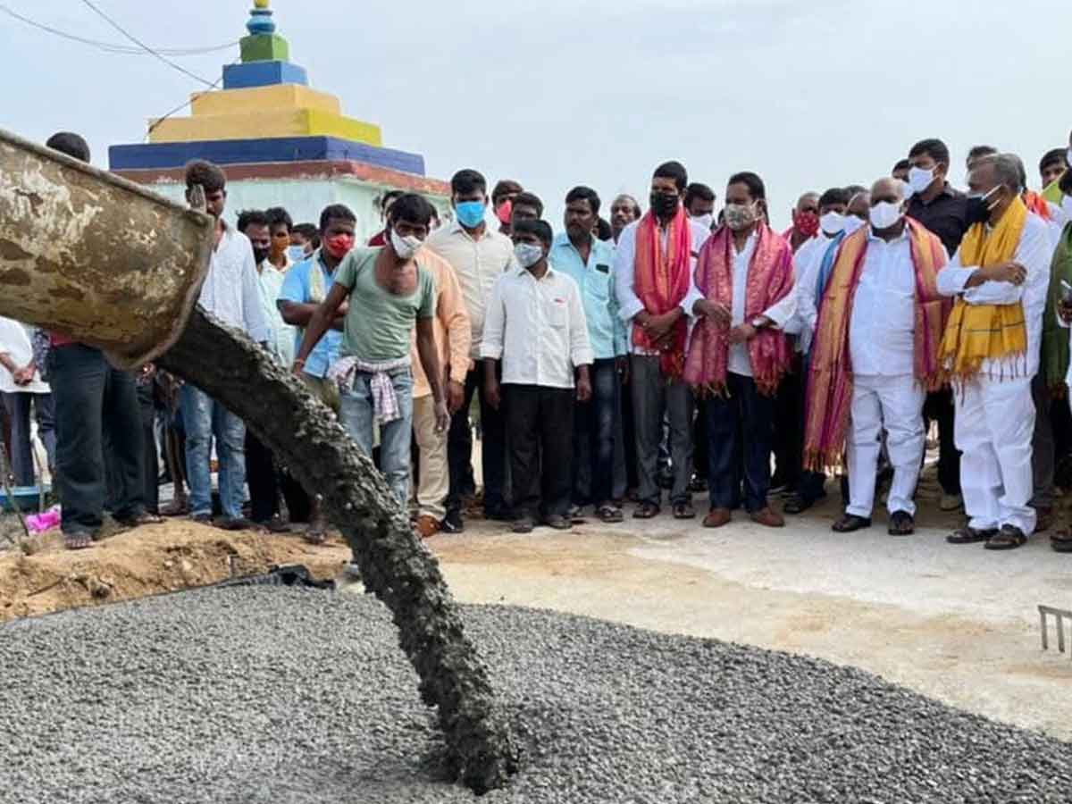 అందరి సహకారంతో గ్రామాల అభివృద్ధి