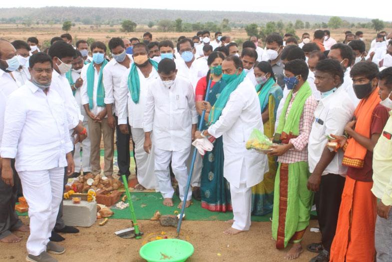 కాళేశ్వరం ప్యాకేజీ  27 పనులకు భూమి పూజ