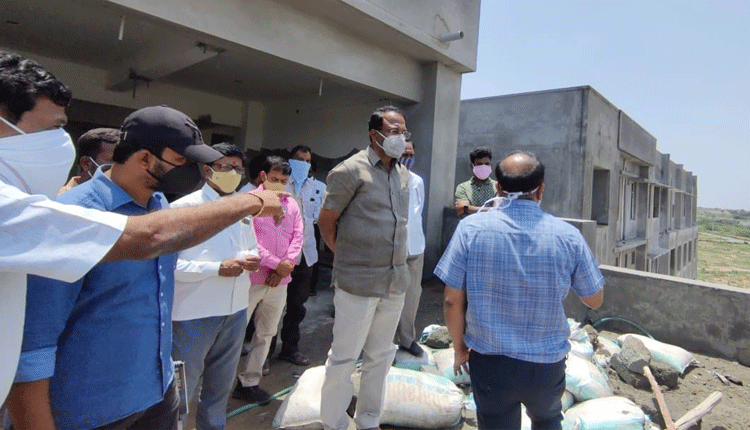 జడ్చర్ల ప్రభుత్వ దవాఖానలో కొవిడ్ సెంటర్ ఏర్పాటు