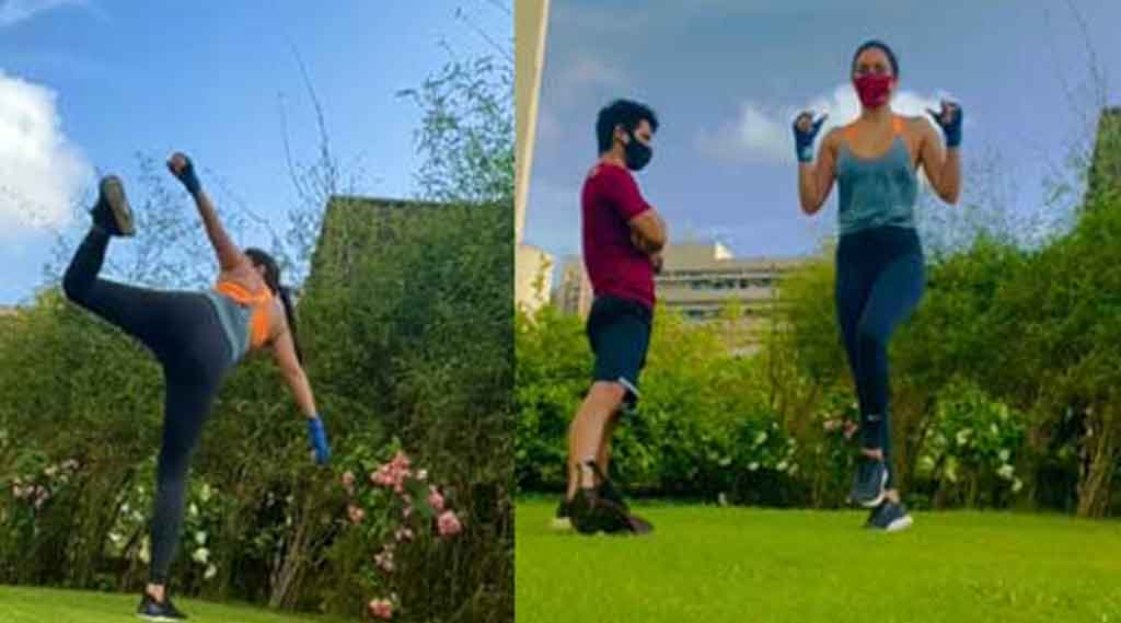 కైరా కిక్ బాక్సింగ్ స్కిల్స్ చూడాల్సిందే..వీడియో వైర‌ల్