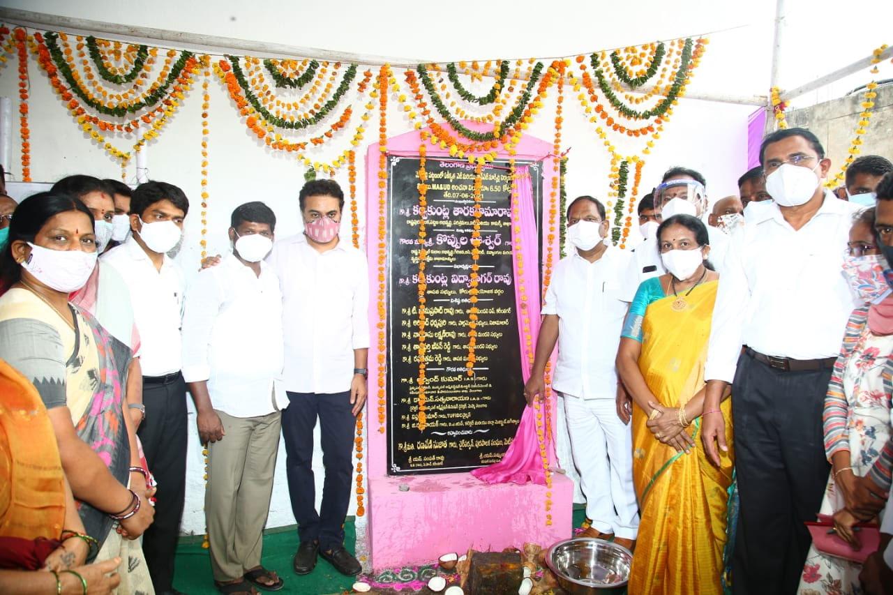 రూ.500 కోట్లతో అన్ని మున్సిపాలిటీల్లో మార్కెట్లు : మంత్రి కేటీఆర్‌