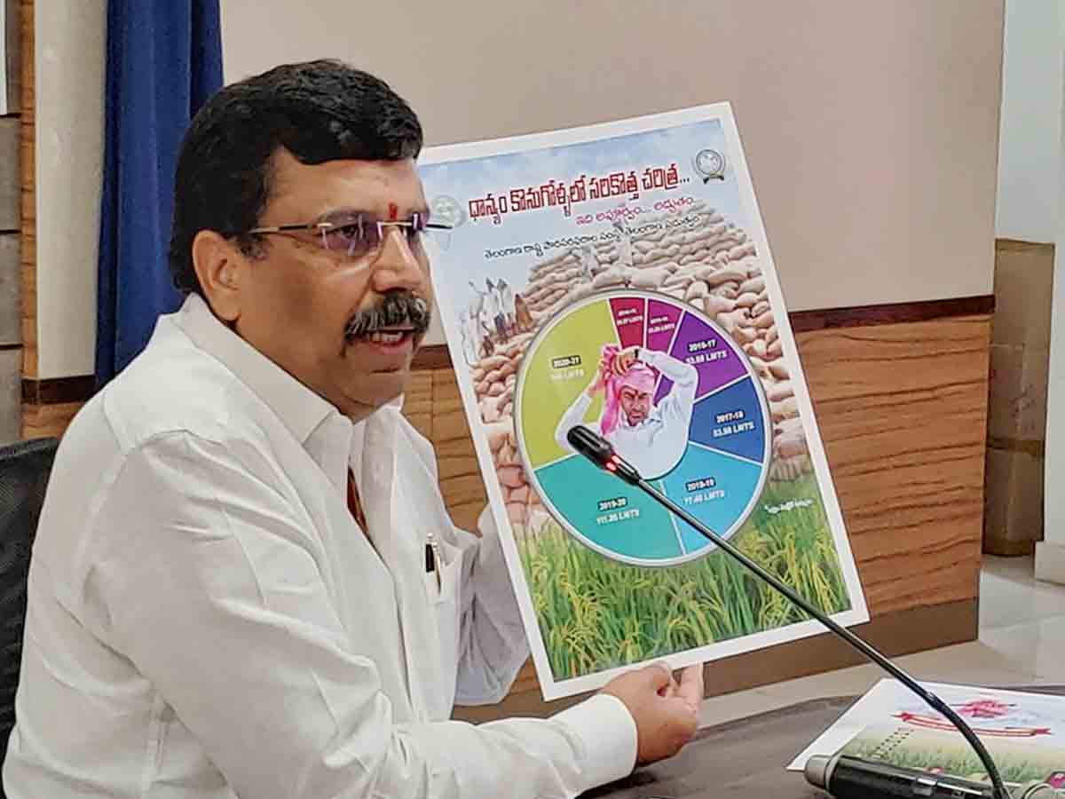 యాసంగి ధాన్యం సేక‌ర‌ణ పూర్తి.. రికార్డు స్థాయిలో కొనుగోళ్లు : మారెడ్డి శ్రీ‌నివాస్ రెడ్డి