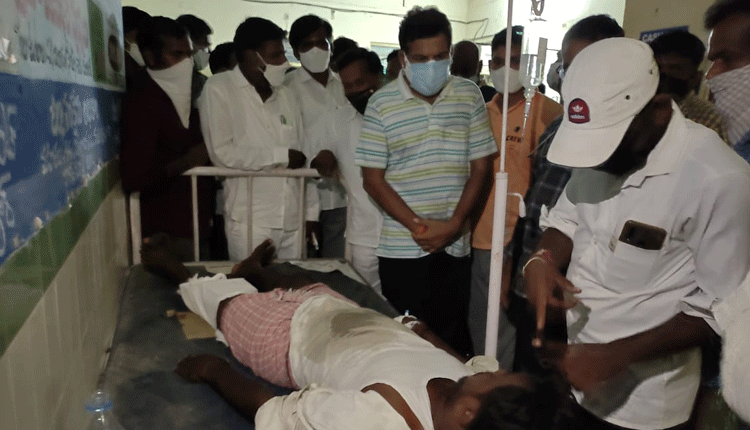 క్షతగాత్రులను పరామర్శించిన ఎమ్మెల్యే బీరం