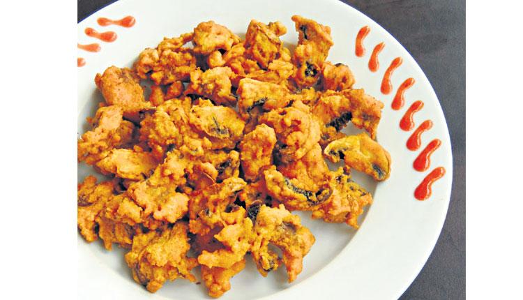 మష్రూమ్‌ మెంతి పకోడి