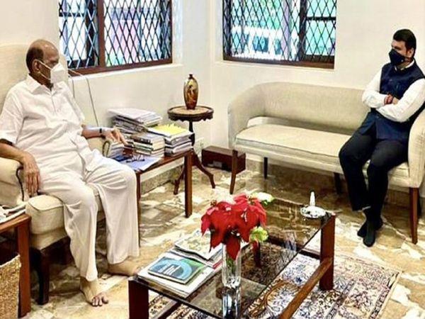 శ‌ర‌ద్ ప‌వార్ తో భేటీపై ఫ‌డ్న‌వీస్ వివ‌ర‌ణ‌