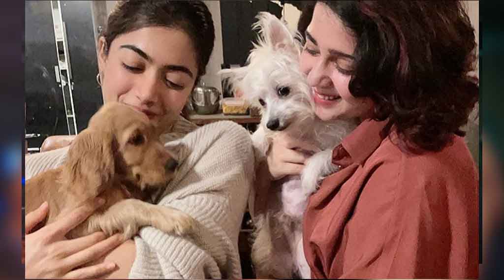 పెట్స్ తో ఛార్మి, ర‌ష్మిక‌..స్టిల్స్ వైర‌ల్‌