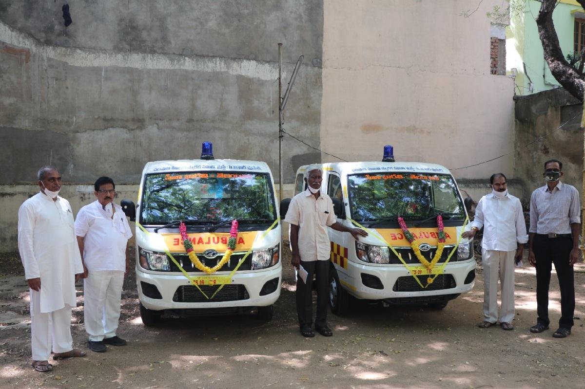ఉచిత అంబులెన్స్ సేవ‌లు ప్రారంభించిన సేవా భార‌తి