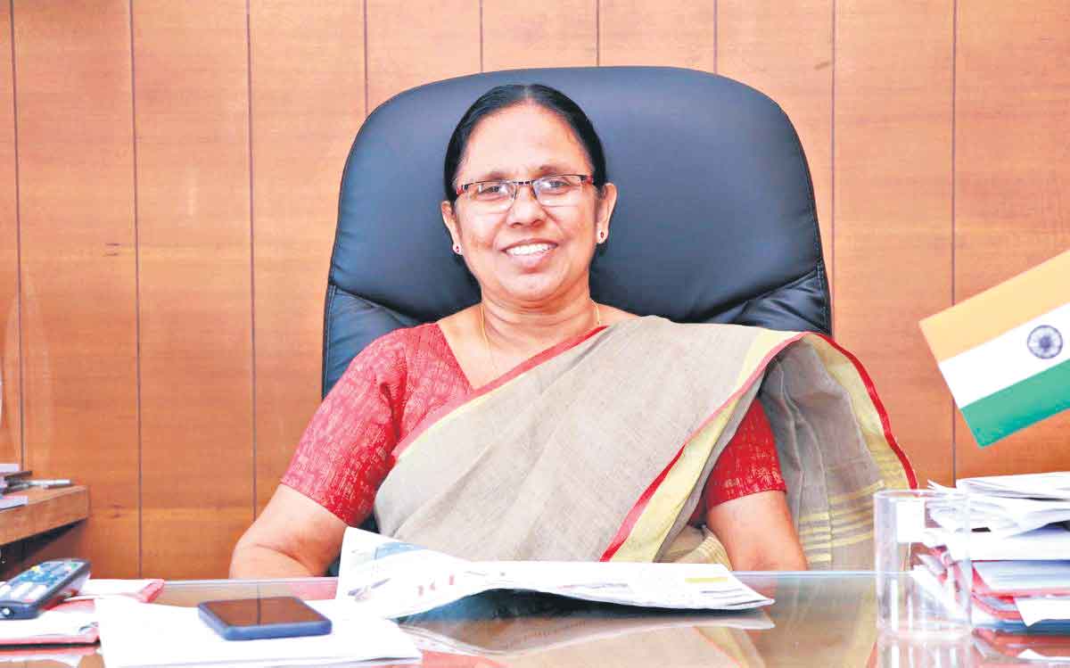 శైలజ టీచర్‌కు ఓపెన్‌ సొసైటీ ప్రైజ్‌