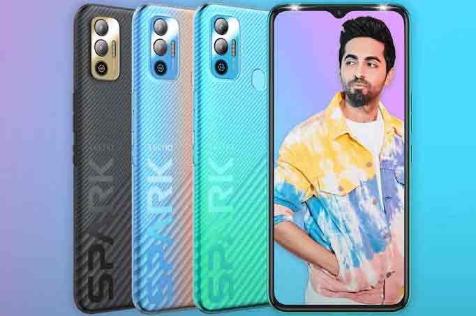 టెక్నో స్పార్క్‌ 7T స్మార్ట్‌ఫోన్‌  లాంచ్‌..ధర 9వేల లోపే!