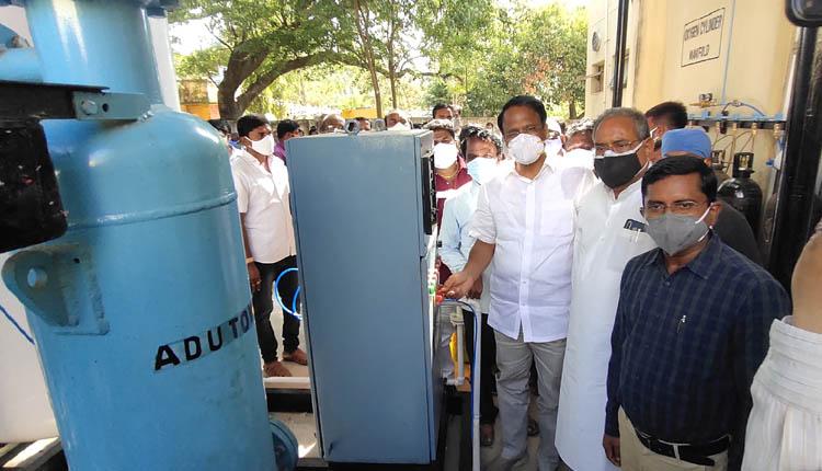 బాదేపల్లి సీహెచ్‌సీలో ఆక్సిజన్‌ ప్లాంట్‌