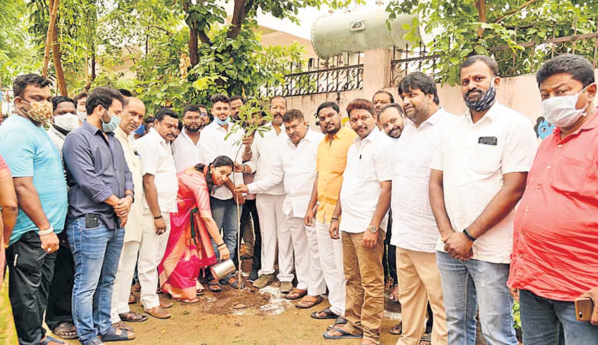 పర్యావరణ పరిరక్షణకు మొక్కలు నాటాలి