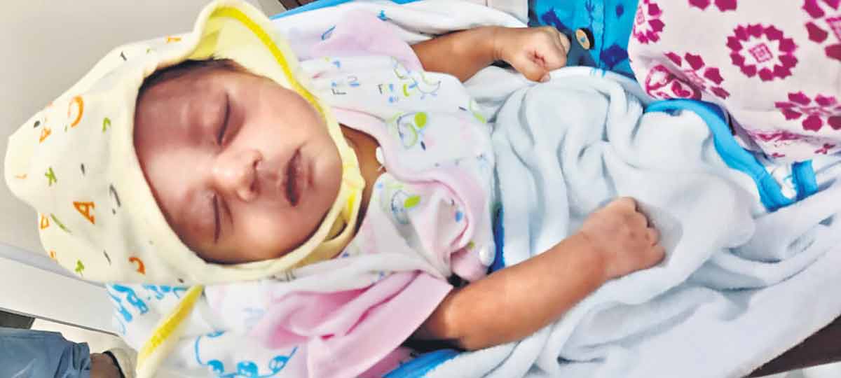 ఆడ పిల్లను… చెట్ల పొదల్లో వదిలివెళ్లారు