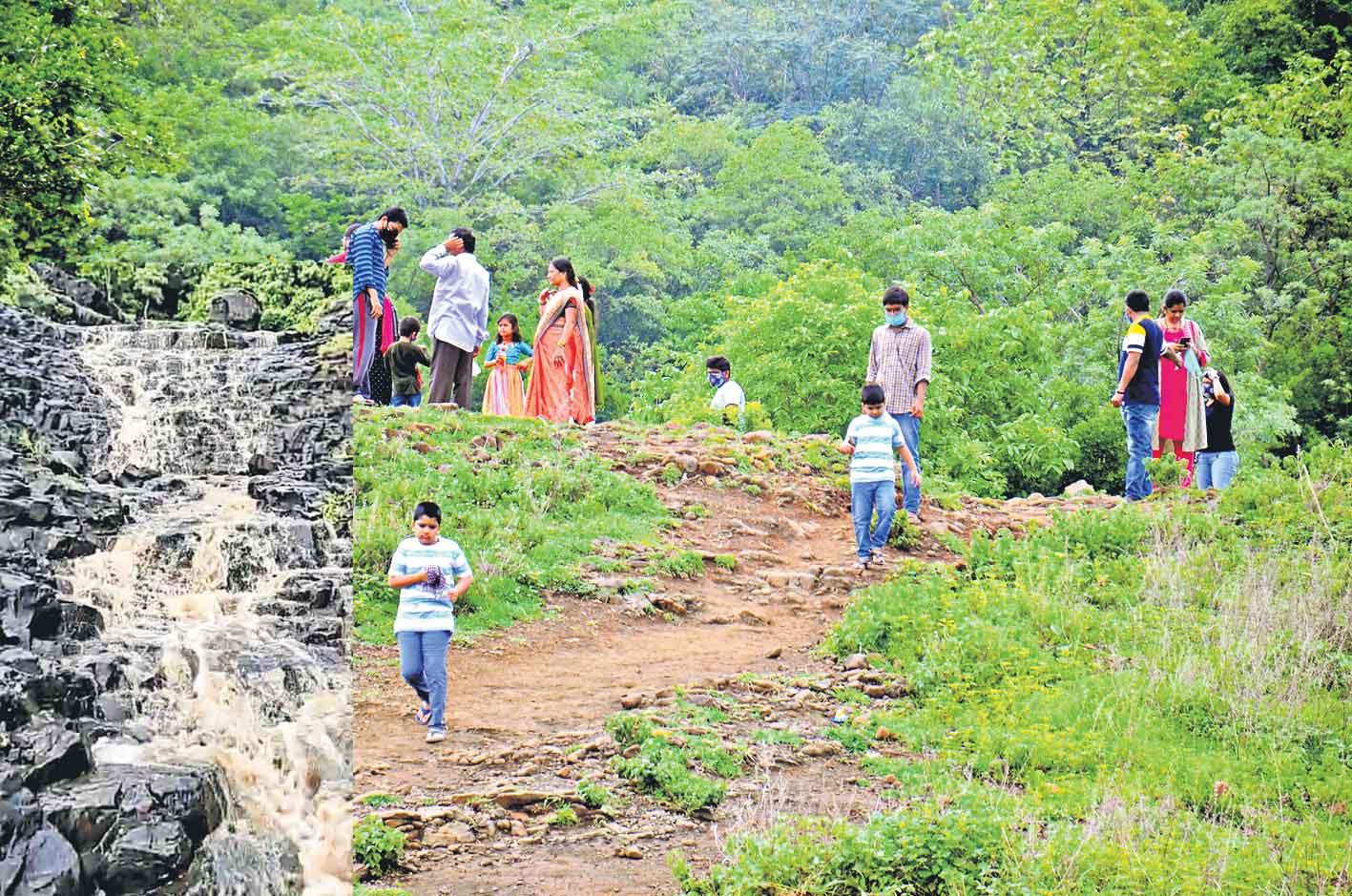 ప్రకృతి ఒడిలో.. వారాంతపు సందడి