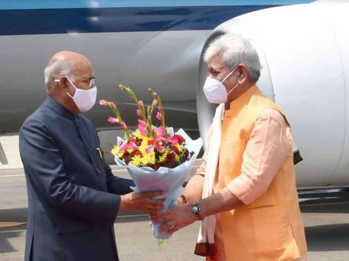 కశ్మీర్‌లో రాష్ట్రపతి కోవింద్‌ పర్యటన