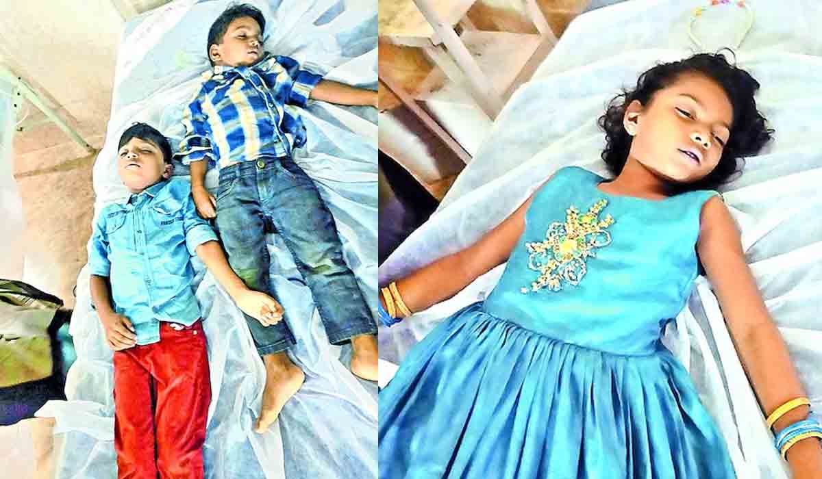 అరకులో విషాదం.. ముగ్గురు చిన్నారులు సహా తల్లి మృతి