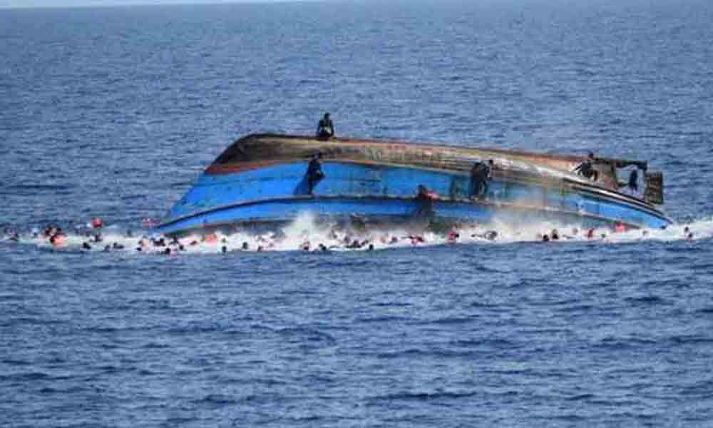 లిబియాలో పడవ బోల్తా.. 57 మంది మృతి!