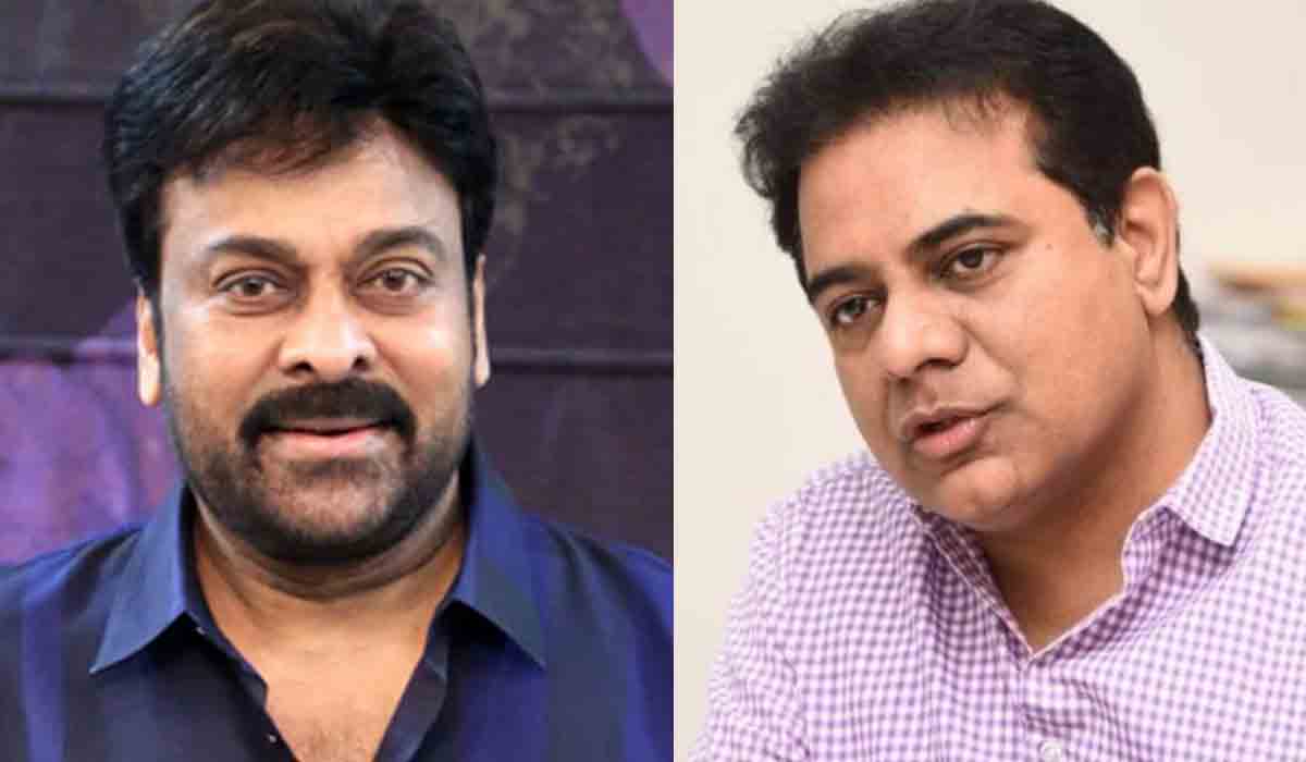 కేటీఆర్‌కు జ‌న్మ‌దిన శుభాకాంక్ష‌లు తెలిపిన చిరంజీవి