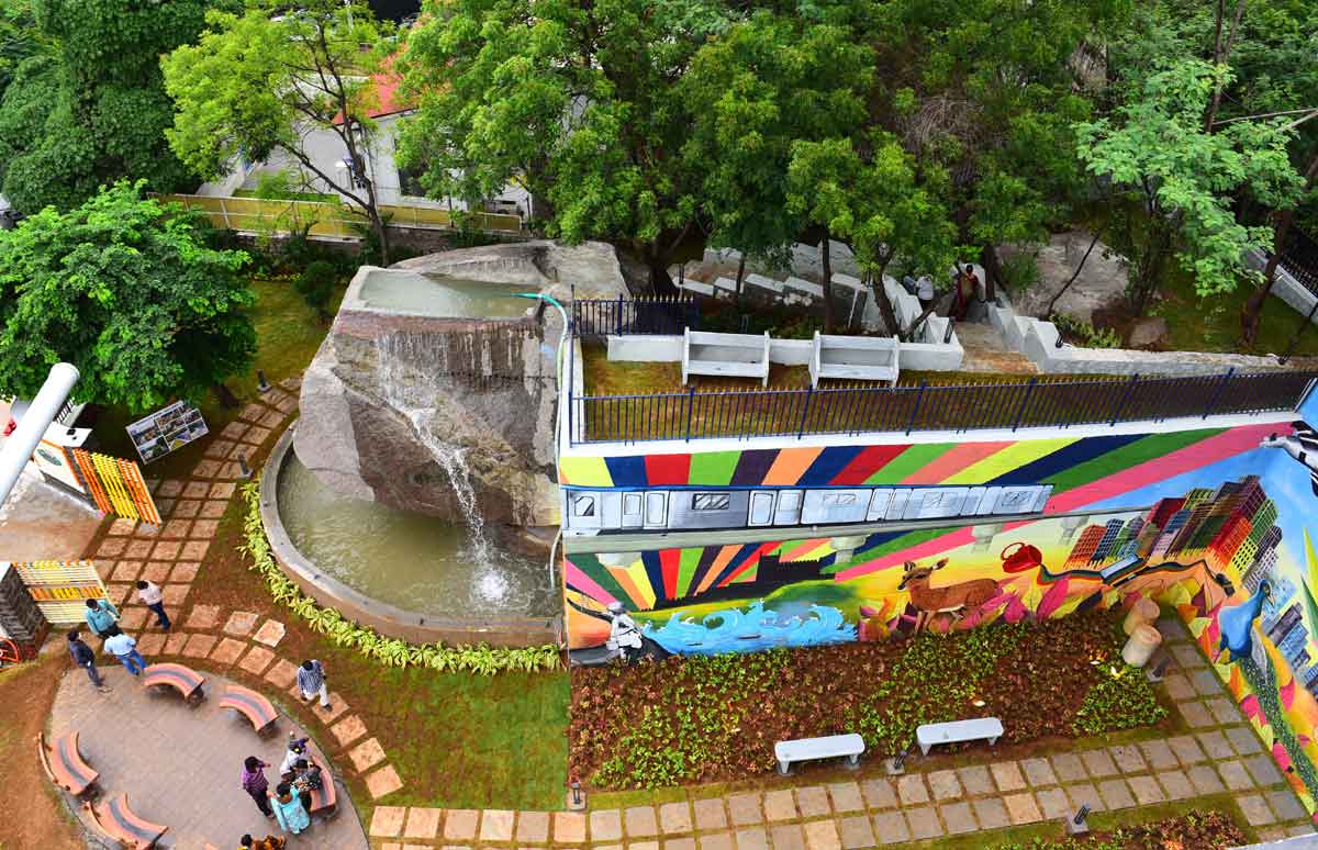 మహానగరంలో మినీ పార్కులు