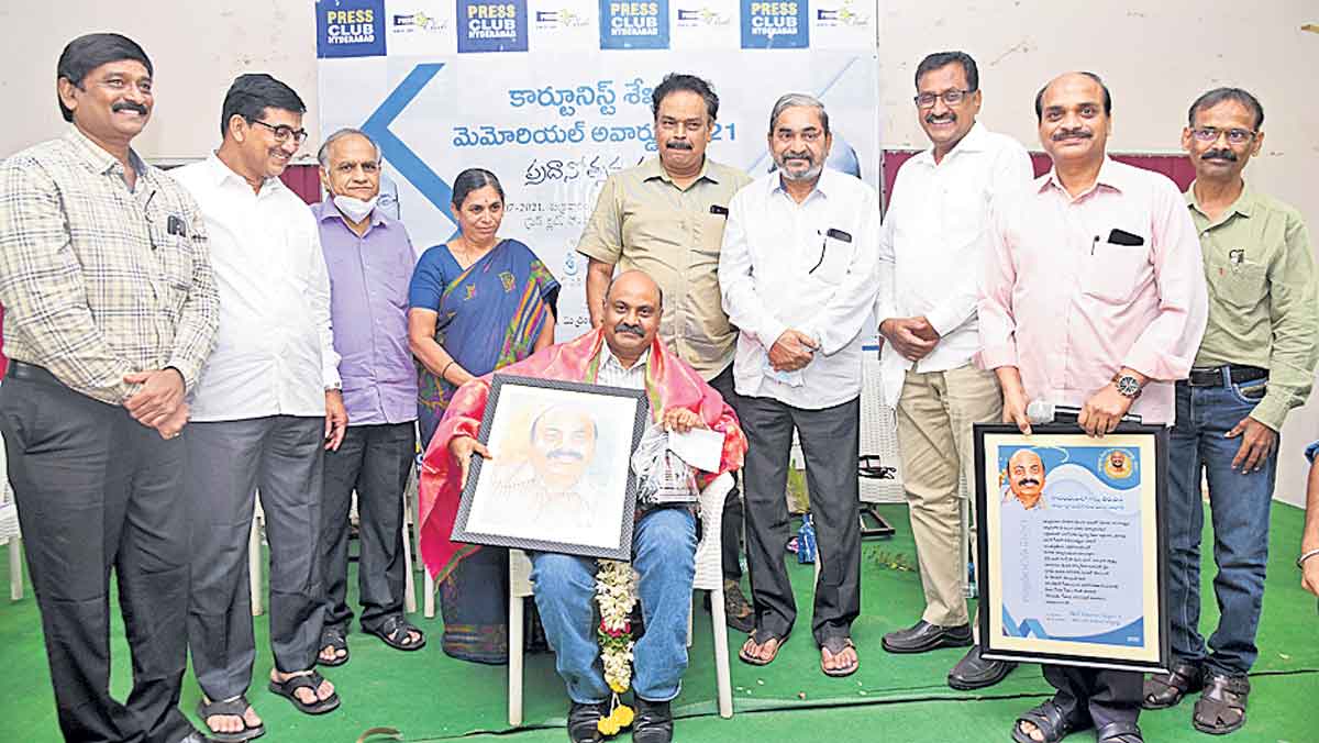 కార్టూన్‌లలో శేఖర్‌ది ప్రత్యేక ముద్ర