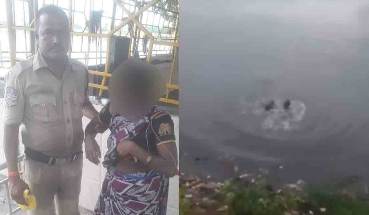 మరో మహిళ ప్రాణాలు కాపాడిన హోంగార్డు ఈశ్వరయ్య