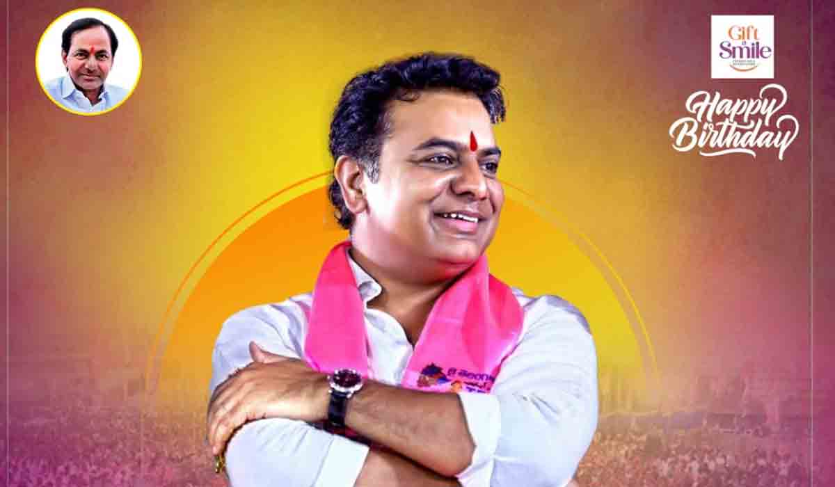 మంత్రి కేటీఆర్‌కు జ‌న్మ‌దిన శుభాకాంక్ష‌ల వెల్లువ‌