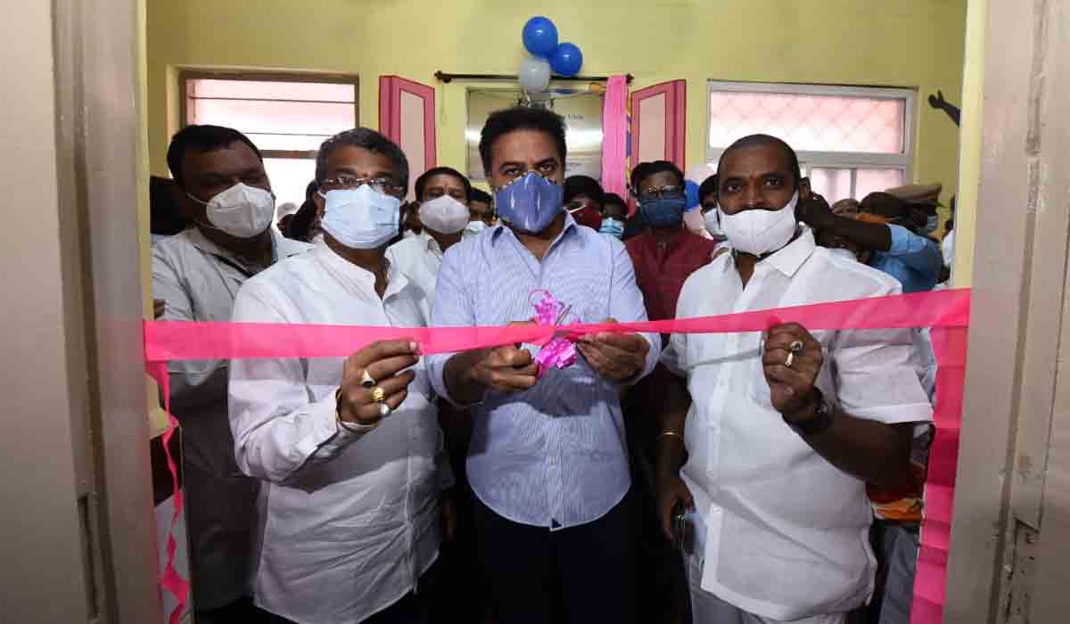 నారాయ‌ణ‌పేట‌లో ప‌ర్య‌టిస్తున్న మంత్రి కేటీఆర్