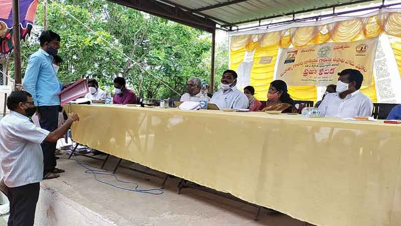 కాసి పేటలో ఉపాధి హామీ ప్రజావేదిక